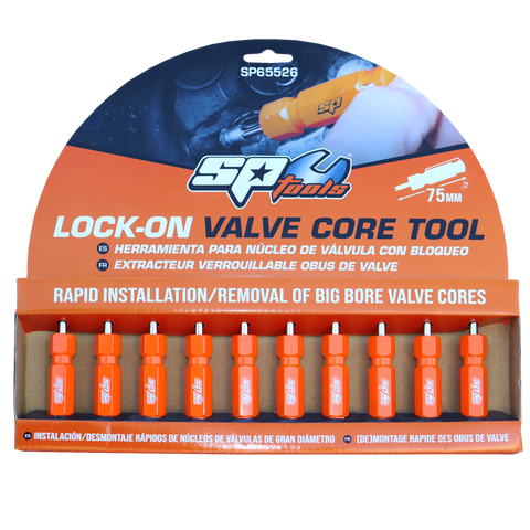 SP Tools Lock-On Valve Core Tool - Standard Bore - Display Pack of 10x SP65526