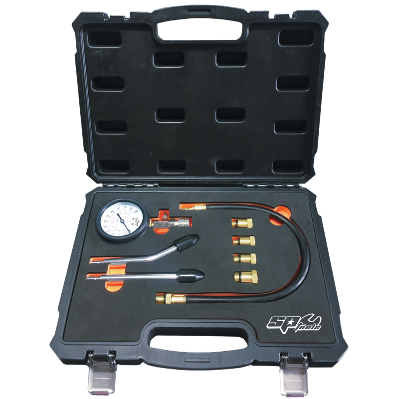 SP Tools Compression Tester - Petrol - Deluxe