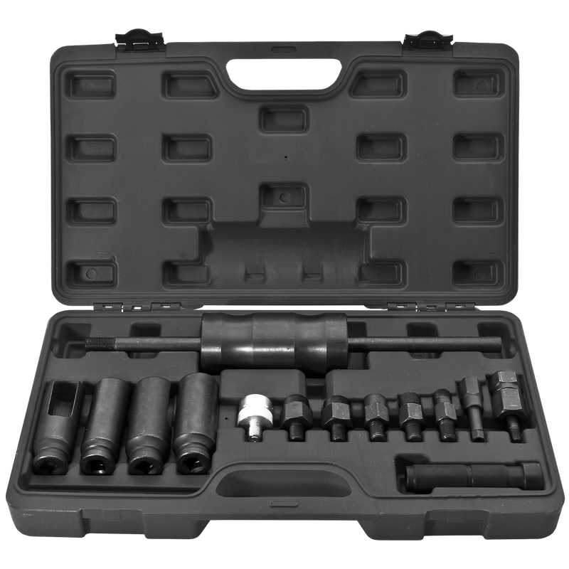 SP Tools Deiesel Injector Extractor & Common Rail Puller Kit - 14pc