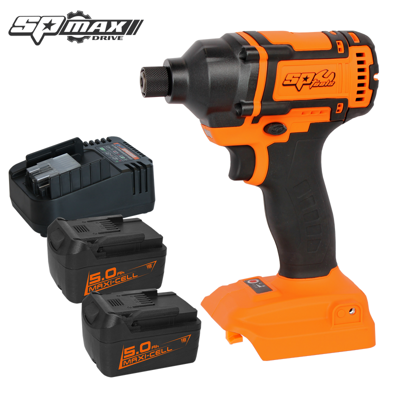 SP Tools 18V 1/4" Hex Brushless Impact Driver - Max Drive
