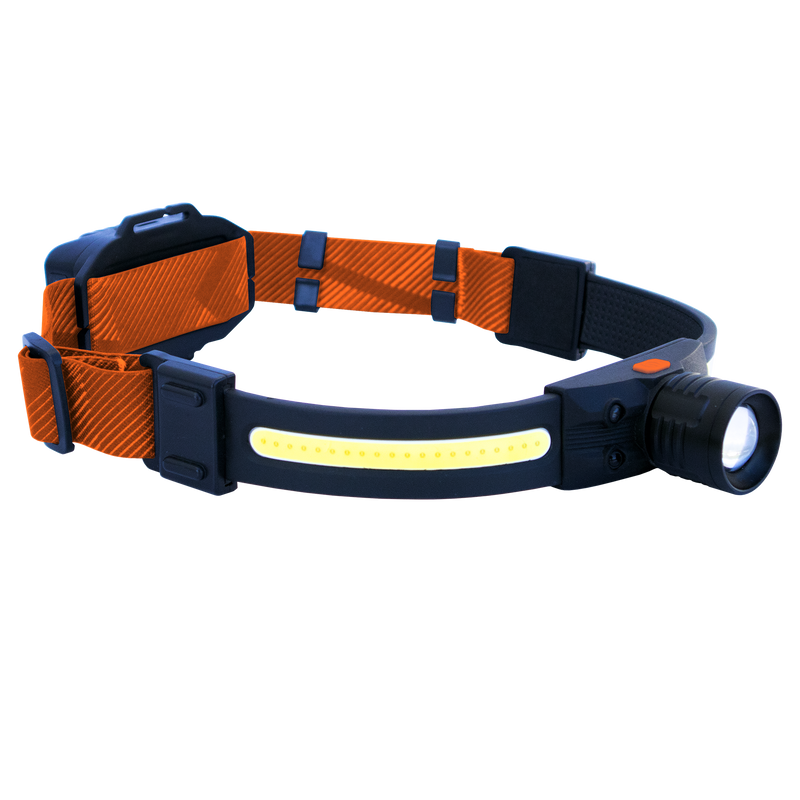 SP Tools COB LED Slimline Headlamp W/Spot Light