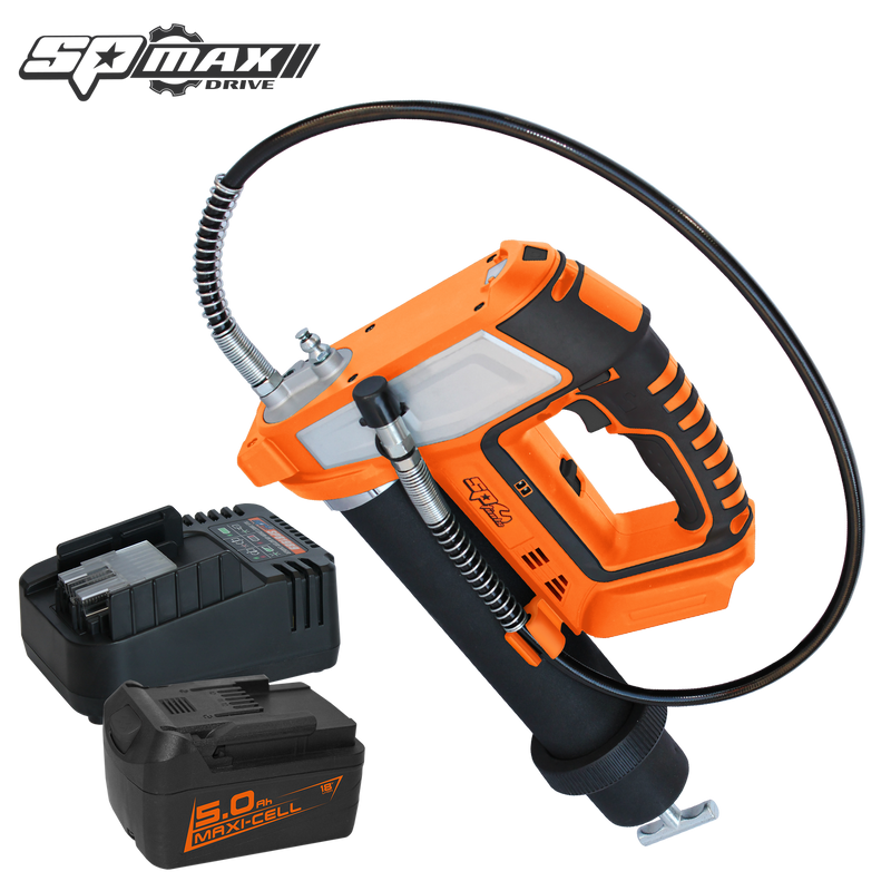 SP Tools 18v Industrial Grease Gun - Max Drive