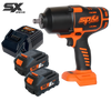 SP Tools 18v 1/2" Drive Brushless Impact Wrench Kit - 6.0Ah X2 - SX Drive