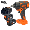 SP Tools 18v 1/2" Drive Brushless Impact Wrench Kit - 5.0Ah X2 - SX Drive
