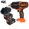 SP Tools 18v 3/4" Drive Brushless Impact Wrench Kit - 6.0Ah X2 - SX Drive