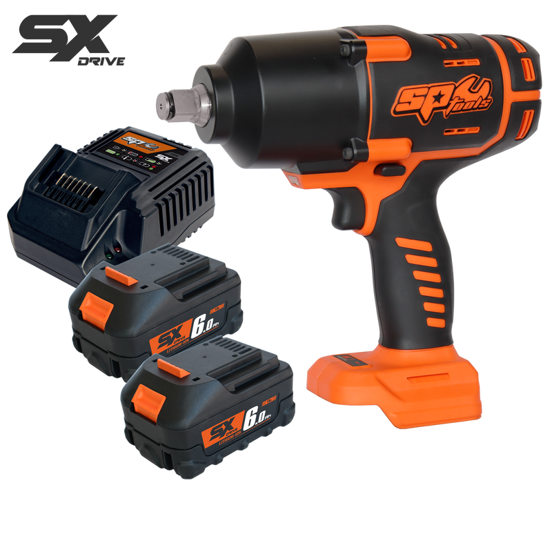 SP Tools 18V 3/4"Dr Brushless Impact Wrench Kit - 6.0Ah