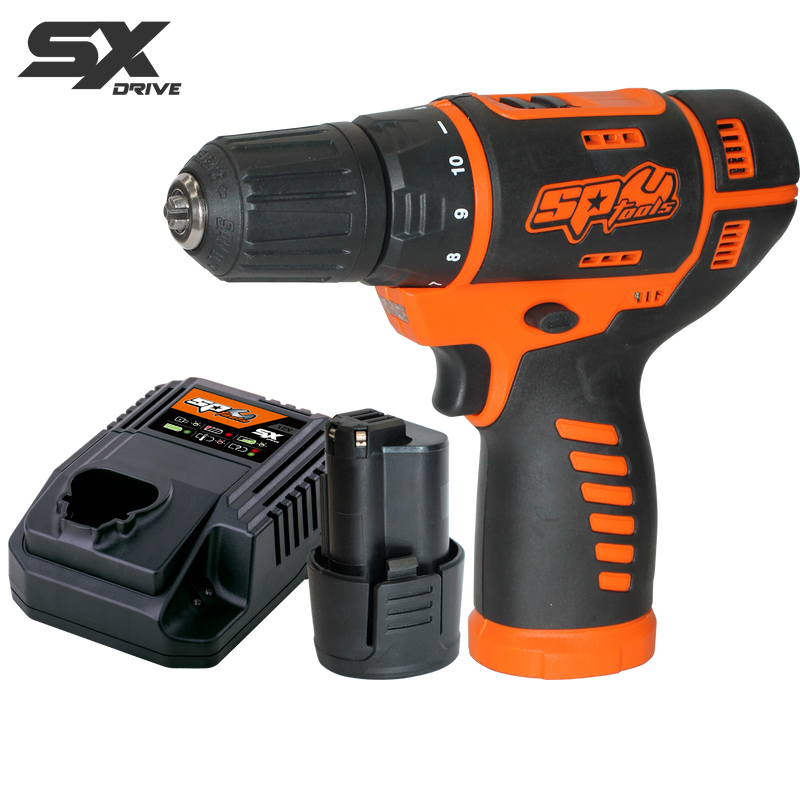 SP Tools 12V 10mm 2 SPeed Drill Driver - 2.5Ah - SX Drive