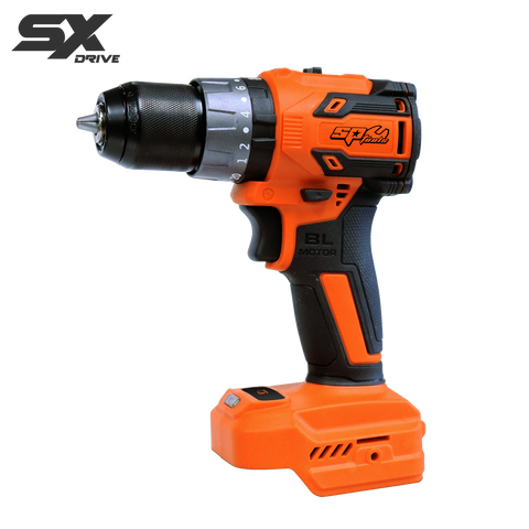 SP Tools 18v 10mm - 3/8" Brushless 2 Speed Hammer Drill Driver Kit - Skin Only - SX Drive