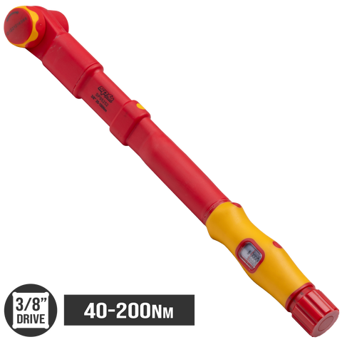 SP Tools Torque Wrench - Micrometer - VDE Insulated - 3/8" - 20 To 100Nm
