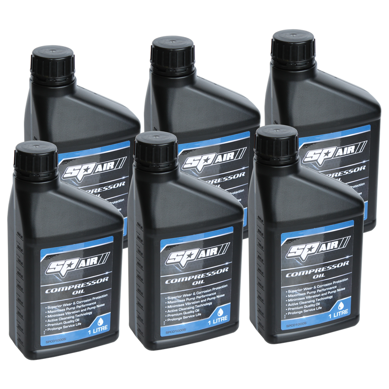 SP Tools SPCO1000 Compressor Oil - Carton of 6 x 1 Litre