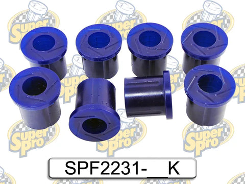SuperPro Leaf Spring Bush Kit-Heavy Duty - Front (Hilux 78-97) — fits Toyota Hilux N50 N60 N70 Series (image 2)