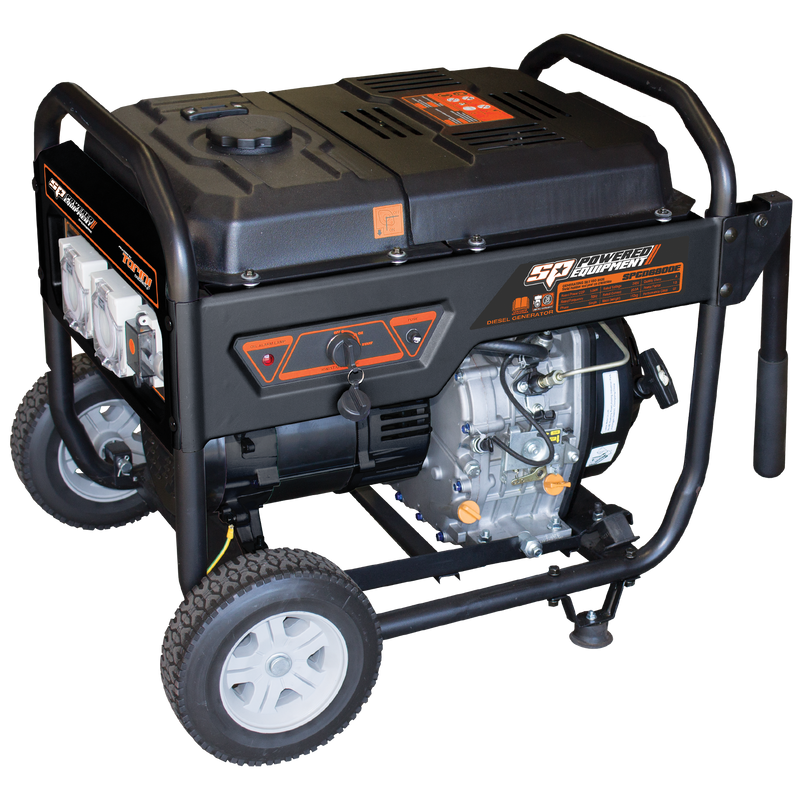 SP Tools Generator - 6.8Kva Construction Series Diesel