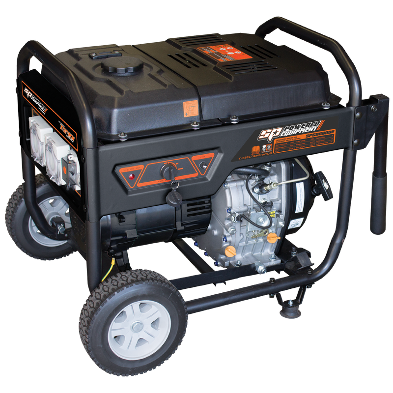 SP Tools Construction Series Generator - 10Hp - Diesel Powered