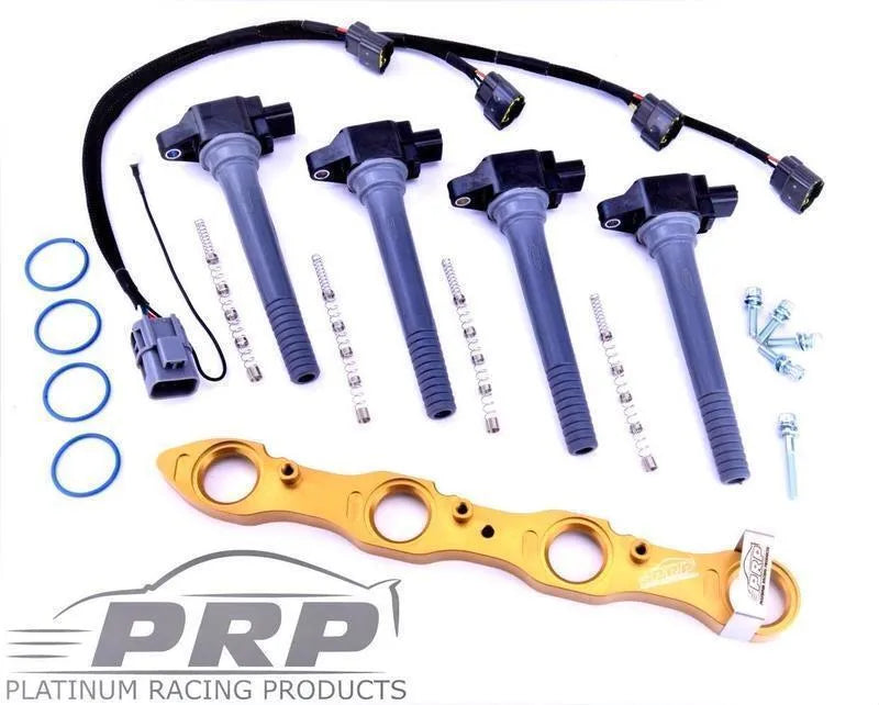 Platinum Racing Products Nissan SR20 Coil Kit for S13 & Series 1 S14 & 180SX, Big Hole Rocker Cover