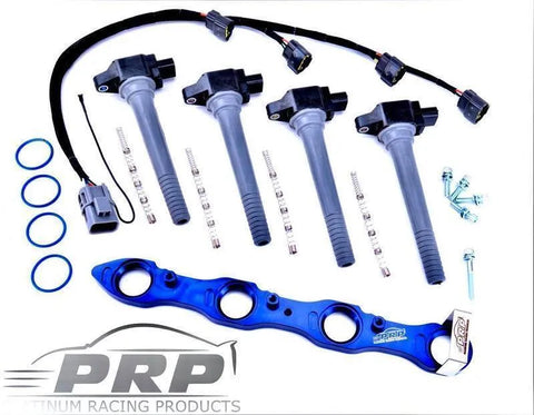 Platinum Racing Products Nissan SR20 Coil Kit for Series 2 S14, S15, 180 Type X - Small Hole Rocker Cover