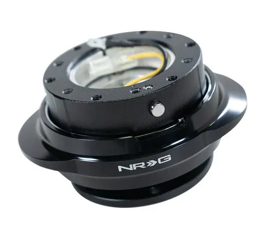 NRG Quick Release Gen 2.2 - Black Body/Shinny Black Oval Ring