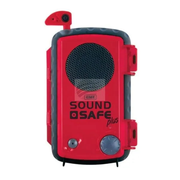 GME Sound Safe Plus Case Waterproof Amplified - Red