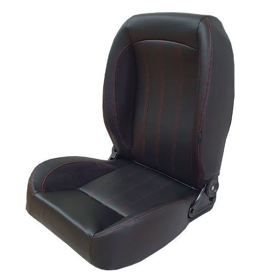 Autotecnica Low Back PU Leather Seat (Pair) SS65BR