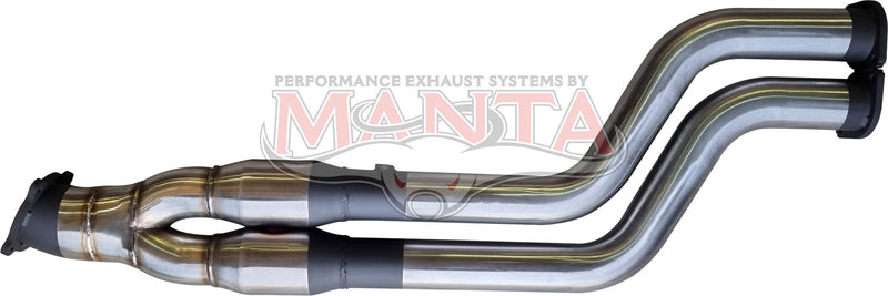 Manta Performance 4in into 3in Dual High Flow Metallic Cats (BA - FG XR6 Turbo Cat Falcon)
