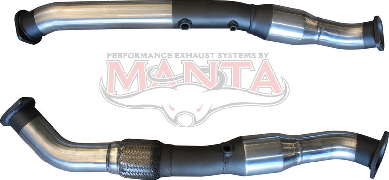 Manta Performance 3in Engine Pipes With Cats and DPF Sensors (LandCruiser VDJ200 16 V8 4.5L T.D. Dual)