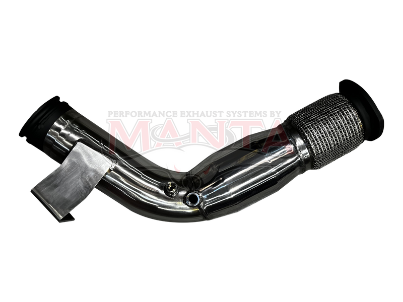 Manta Performance 4in Turbo Back Dump Pipe With Cat, Sensors And Flex (Landcruiser 300 Series V6)