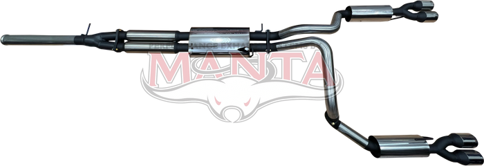 Manta SSMKCH0011 Cat Back Exhaust System with Quad | Kren Offroad NZ