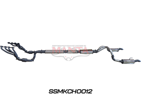 Manta Performance Extractors, Cats and Twin 3in Cat Back (Silverado 1500 ZR2 6.2L V8 Full Exhaust System With) — fi...