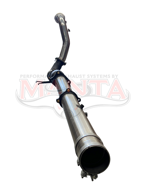Manta Performance 4in T/ Back, Suits OEM Tailpipe, Without Cat & Muffler (Silverado 2500 HD LTZ, 6.6L TD V8, 20-25)...