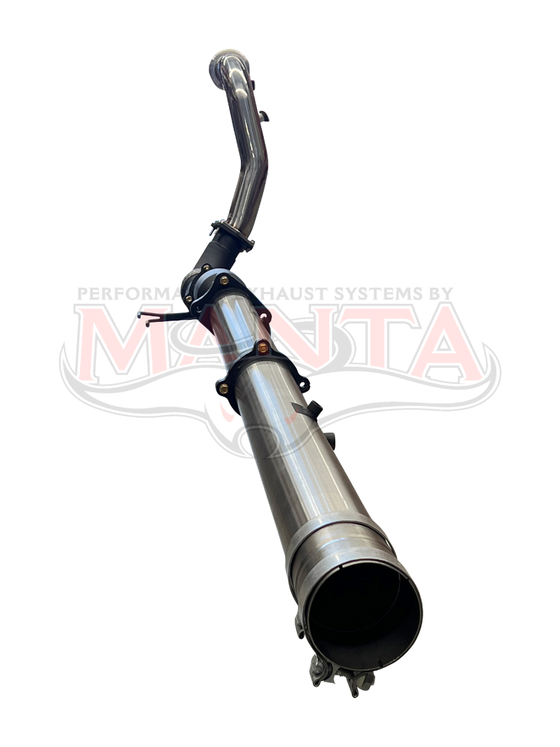 Manta Performance 4in T/ Back, Suits OEM Tailpipe, Without Cat & Muffler (Silverado 2500 HD LTZ, 6.6L TD V8, 20-25)...