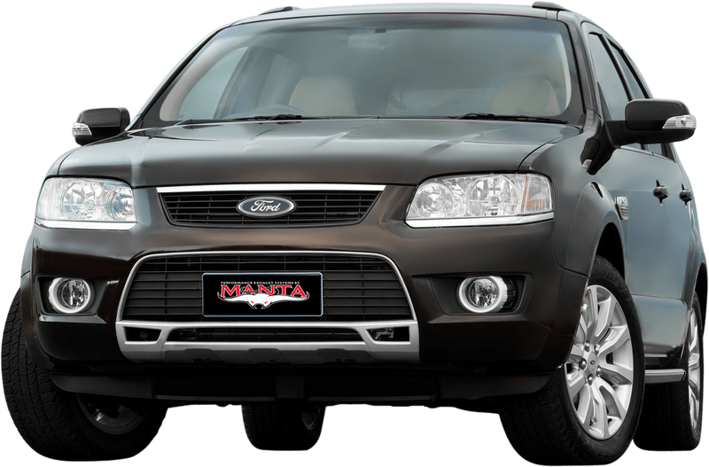 Manta Performance Single 2.5in Full System Stainless Steel - Quiet (Territory SX/SY 04-11) — fits Ford Territory Rw...