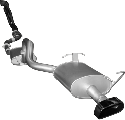 Manta Performance Single 2.5in Full System with Extractors Stainless Steel - Medium (Falcon BA/BF 02-08)