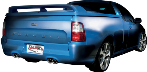 Manta Performance Dual 2.5in Full System with Extractors Stainless Steel - Medium (Falcon FG 08-16) — fits Ford Falcon
