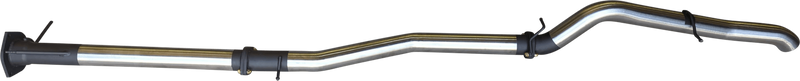 Manta Performance Single 3in DPF Back Stainless Steel Single Tip - Quiet (Ranger 22+) — fits Ford Ranger