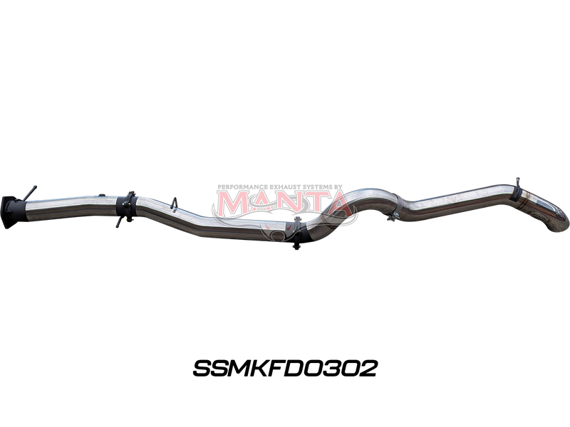 Manta Performance 4in DPF Back Without Centre Muffler (Next Gen T6.2 Everest V6) — fits Ford Everest