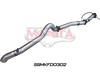 Manta Performance 4in DPF Back Without Centre Muffler (Next Gen T6.2 Everest V6) — fits Ford Everest (image 6)