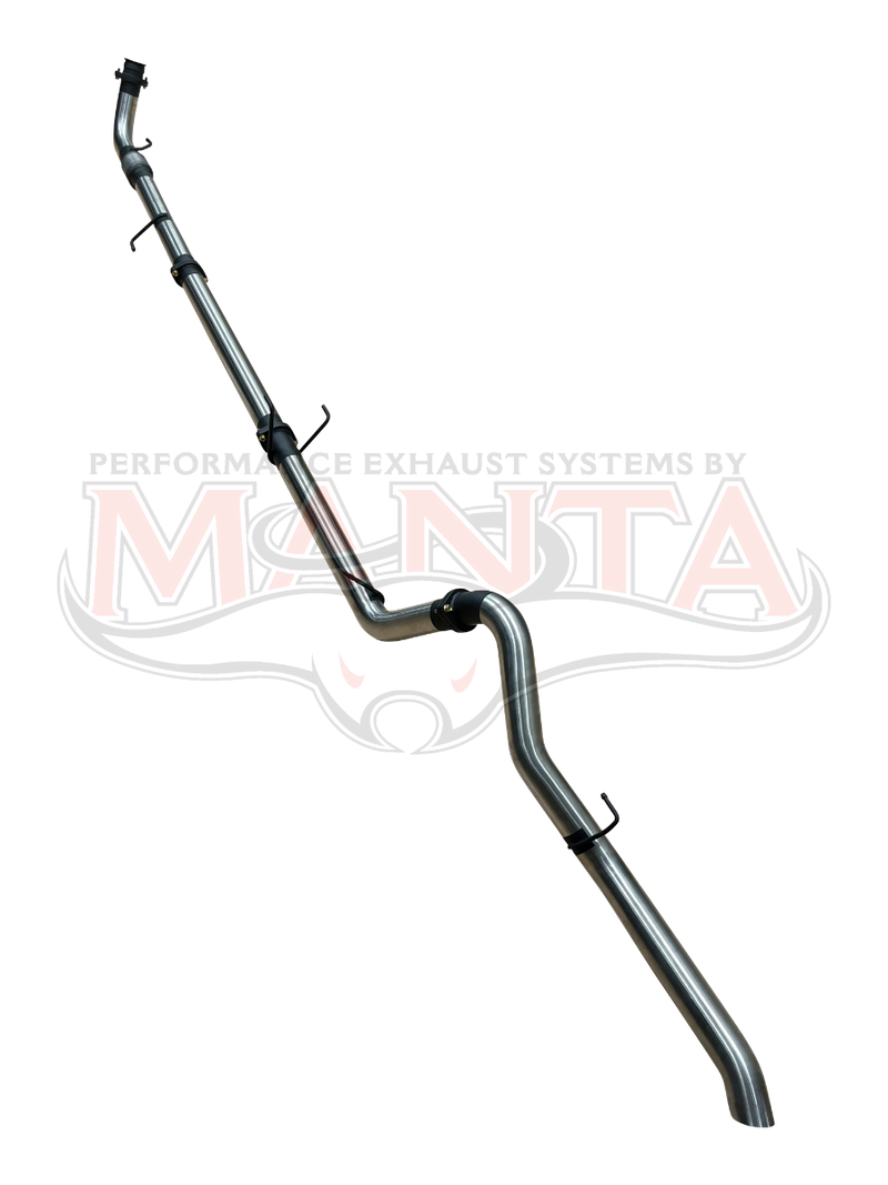 Manta Performance DPF Back 3in Exhaust Without Muffler (Cannon Ute 2.0L TD 20-25)
