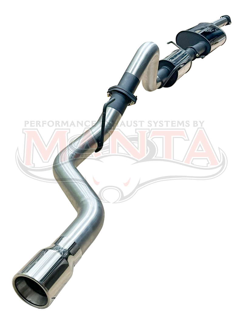 Manta Performance 3in Catback Centre & Extended Rear Muffler (Cannon Alpha Ute,2.0L Turbo Petrol Hybrid,25 On)