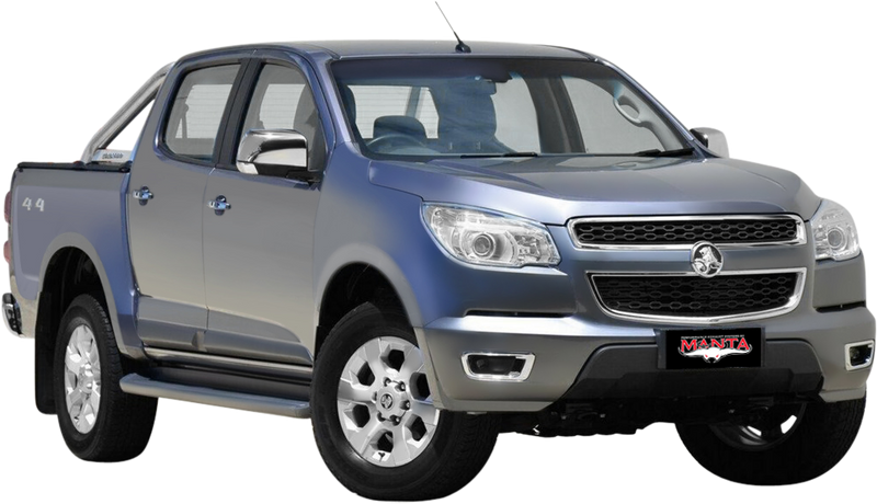 Manta Performance 3in Full System without Cat Stainless Steel - Quiet (Colorado RG 12-16) — fits Holden Colorado