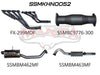 Manta Performance 3in Exhaust with Extractors Muffler (Commodore 88-97)
