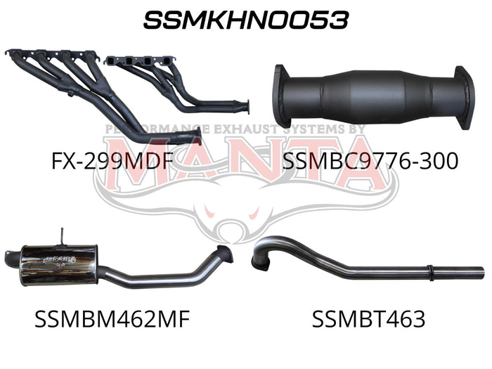 Manta Performance 3in Exhaust with Extractors Tailpipe (Commodore 88-97)