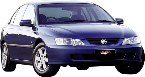 Manta Performance Single 2.5in Full System with Extractors Stainless Steel - Quiet (Commodore 97-04) — fits Holden...