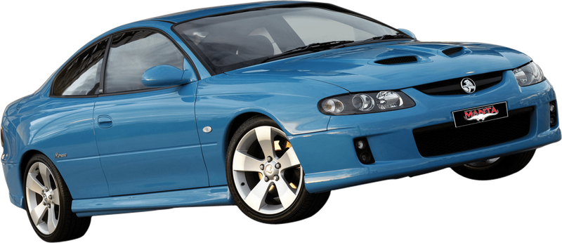 Manta Performance Dual 2.5in Full System with Extractors Stainless Steel - Medium (Monaro VZ 04-06)