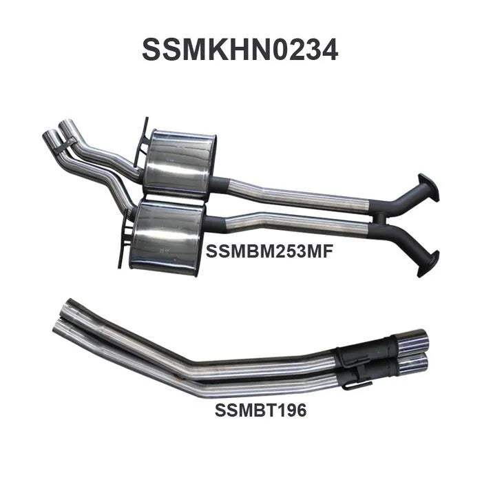 Manta SSMKHN0234 Dual 2.5in Cat Back Muffler/Tailp | Kren Offroad NZ