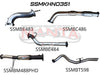 Manta Performance Exhaust Full System with Cat & with Hotdog (Rodeo RA 03-08)