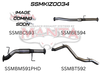 Manta Performance Exhaust Full System with Cat & with Hotdog (MU-X 12+)
