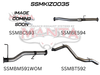 Manta Performance Exhaust Full System with Cat & without Muffler (MU-X 12+)