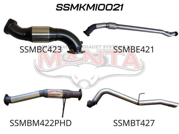 Manta SSMKMI0021 Exhaust Full System with Cat & wi | Kren Offroad NZ