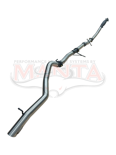 Manta Performance 3in Turbo Back With Cat & Without Muffler (Pajero Sport QE, QF, QG 15-24) — fits Mitsubishi Chall...