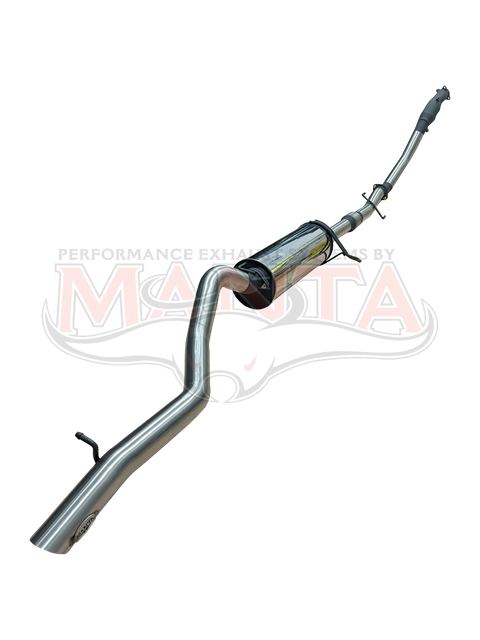 Manta Performance 3in Turbo Back With Cat & With Muffler (Pajero Sport QE, QF, QG 15-24) — fits Mitsubishi Challeng...