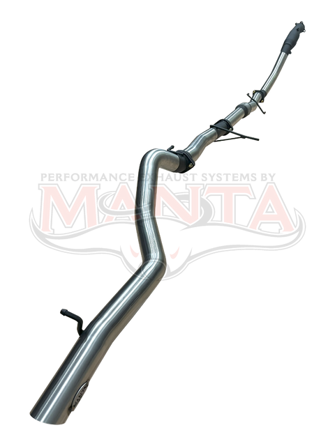 Manta Performance 3in Turbo Back Without Cat & Without Muffler (Pajero Sport QE, QF, QG 15-24) — fits Mitsubishi Ch...